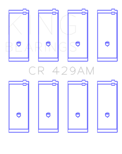 King Engine Bearings Toyota 1.6I 4Afe (Size +1.0mm) Connecting Rod Bearing Set