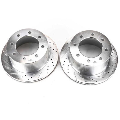 Power Stop 03-08 Chevrolet Express 3500 Rear Evolution Drilled & Slotted Rotors - Pair PowerStop