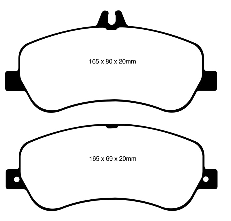 EBC YellowStuff Front Brake Pads - DP42011R EBC