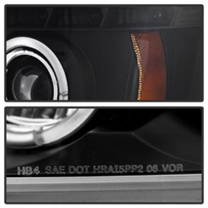 Spyder Nissan Titan 04-14/Armada 04-07 Projector Headlights LED Halo LED Blk PRO-YD-NTI04-HL-BK SPYDER