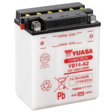 Load image into Gallery viewer, Yuasa YB14L-A2 Yumicron CX 12 Volt Battery