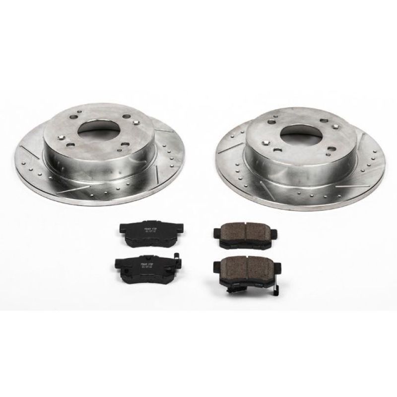 Power Stop 1997 Acura CL Rear Z23 Evolution Sport Brake Kit PowerStop