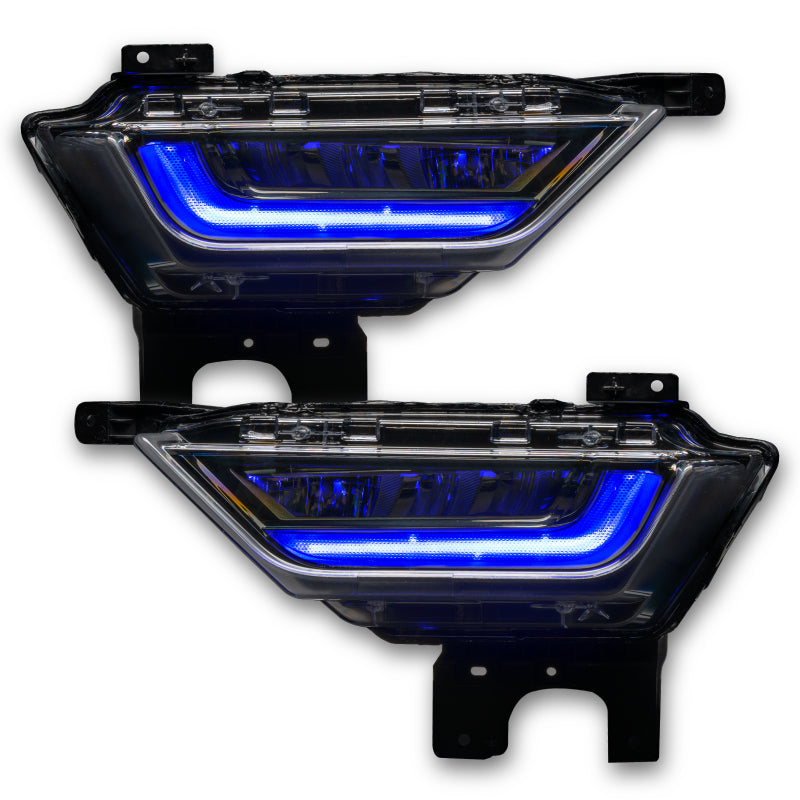 Oracle 21-22 Ford F-150 ColorSHIFT RGB+W Fog Light DRL Upgrade Kit w/ No Controller ORACLE Lighting