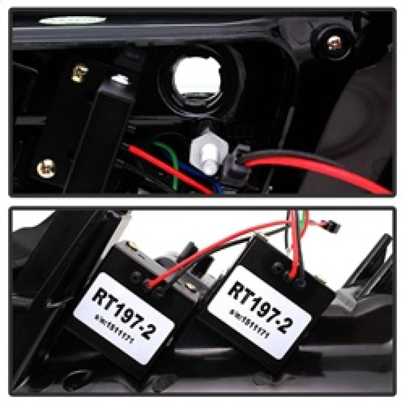 Spyder Audi A5 08-12 LED Tail Lights Black ALT-YD-AA508-LED-BK SPYDER