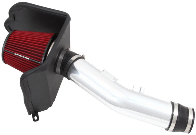 Spectre 10-18 Toyota FJ 10-15 4Runner V6-4.0L F/I Air Intake Kit - Polished w/Red Filter Spectre