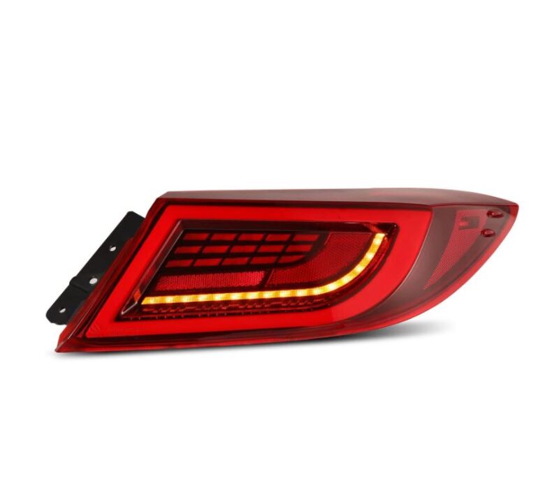 AlphaRex 675030 22-24 Toyota GR86 LUXX LED Taillights Vivid Red