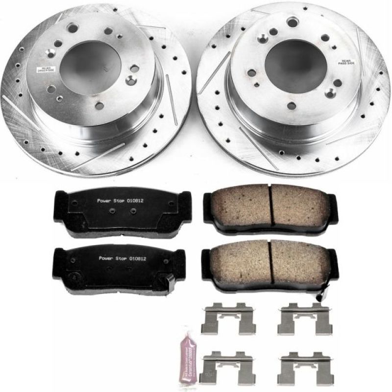 Power Stop 07-09 Kia Sorento Rear Z23 Evolution Sport Brake Kit PowerStop