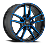 Konig Myth 17x8 5x100 ET43 Gloss Black w/ Blue Tinted Clearcoat