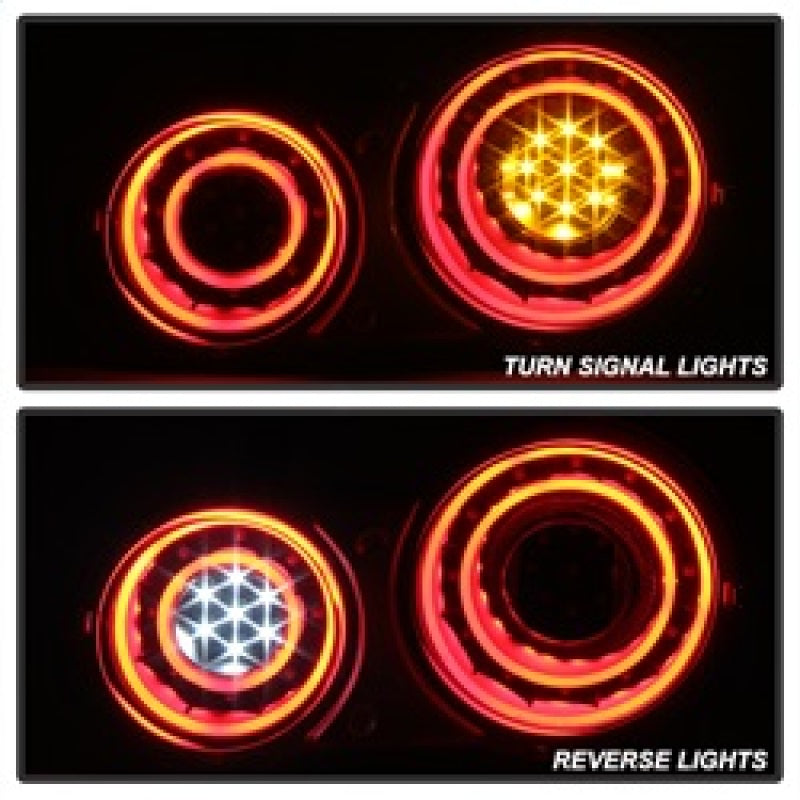 Spyder 09-15 Nissan GTR LED Tail Lights Black ALT-YD-NGTR09-LED-BK SPYDER