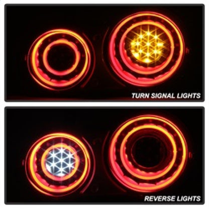 Spyder 09-15 Nissan GTR LED Tail Lights Black ALT-YD-NGTR09-LED-BK SPYDER