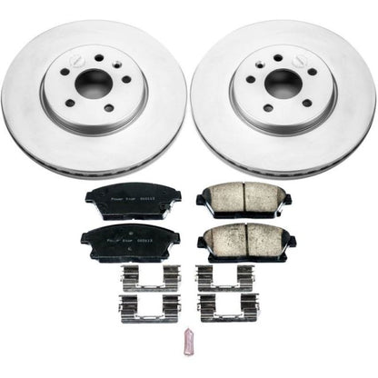 Power Stop 13-18 Buick Encore Front Z17 Evolution Geomet Coated Brake Kit PowerStop