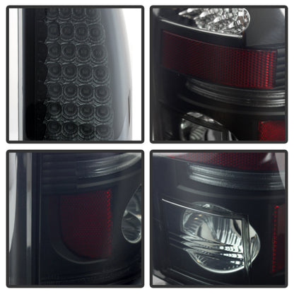 Spyder Chevy Silverado 1500 99-02 (Not Fit Stepside) LED Tail Lights Blk Smke ALT-YD-CS99-LED-BSM SPYDER