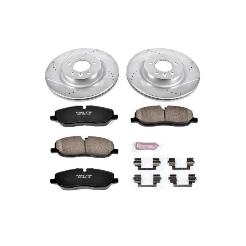 Power Stop 06-09 Land Rover Range Rover Sport Front Z23 Evolution Sport Brake Kit PowerStop