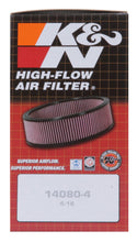 Load image into Gallery viewer, K&amp;N Universal Custom Air Filter - Oval 1.375in Flange / 4.875in ID / 2.25in Overall Height