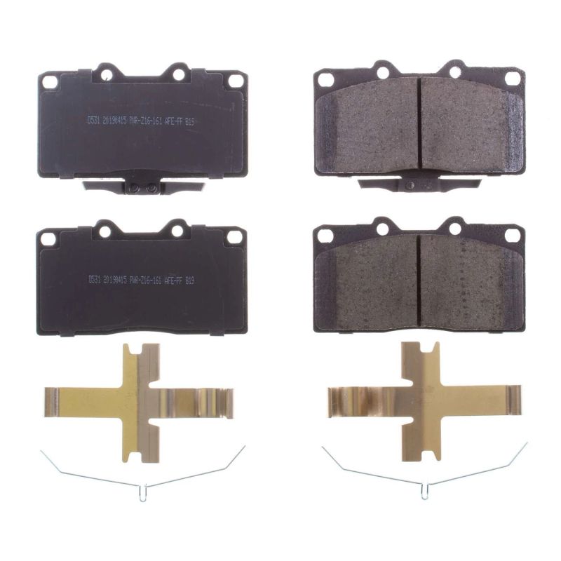 Power Stop 91-96 Dodge Stealth Front Z17 Evolution Ceramic Brake Pads w/Hardware PowerStop