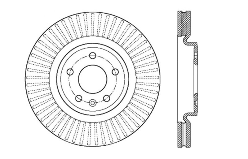 StopTech Drilled Sport Brake Rotor Stoptech