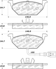 Load image into Gallery viewer, StopTech Premium Ceramic Brake Pads - 308.07681