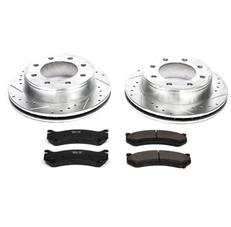 Power Stop 01-03 Chevrolet Silverado 1500 HD Rear Z23 Evolution Sport Brake Kit PowerStop