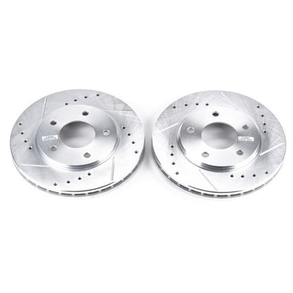 Power Stop 88-95 Buick Regal Front Drilled & Slotted Rotor - Pair PowerStop