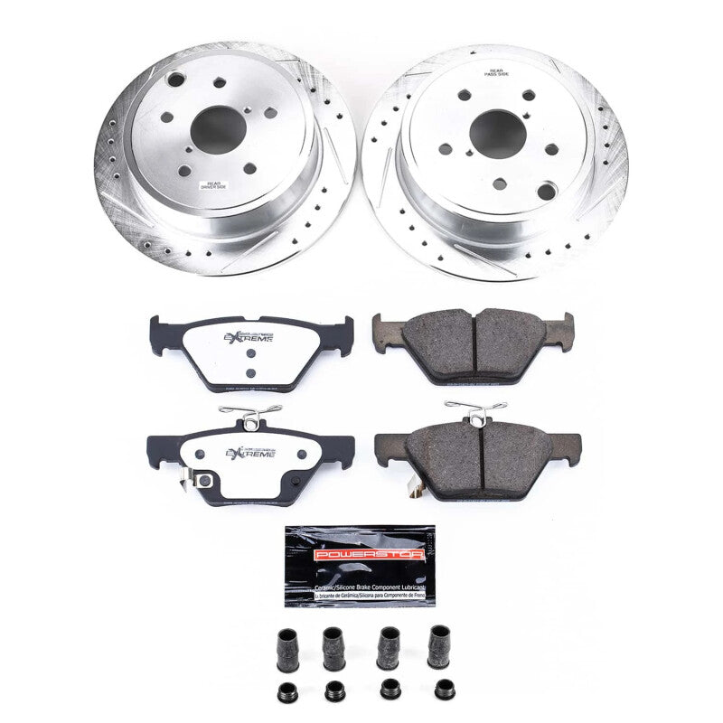 Power Stop 2021 Subaru WRX Rear Z26 Street Brake Kit PowerStop