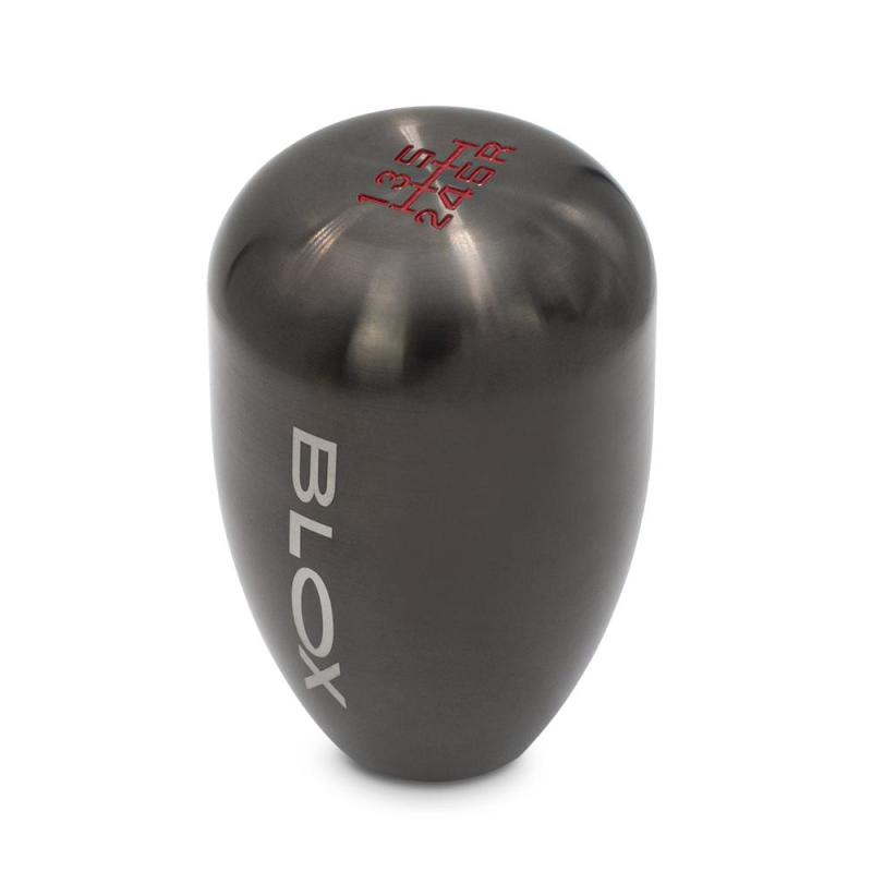 BLOX Racing 6-Speed Billet Shift Knob - Gun Metal 12x1.25mm BLOX Racing