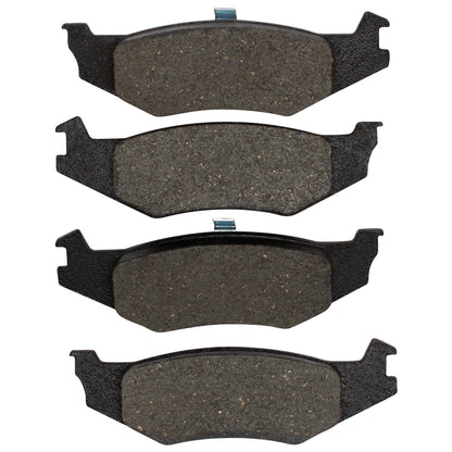 DFC 89-10 Plymouth Sundance Rear 4000 Hybridynamic Brake Pads