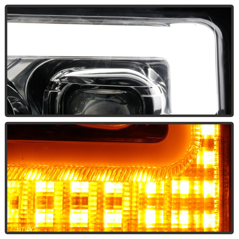 Spyder Ford F-250/F-350/F450 Super Duty 17-18 Projector Headlights Chrome PRO-YD-FS17-SBSEQ-C SPYDER