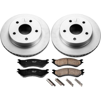 Power Stop 00-01 Dodge Ram 1500 Front Z17 Evolution Geomet Coated Brake Kit PowerStop
