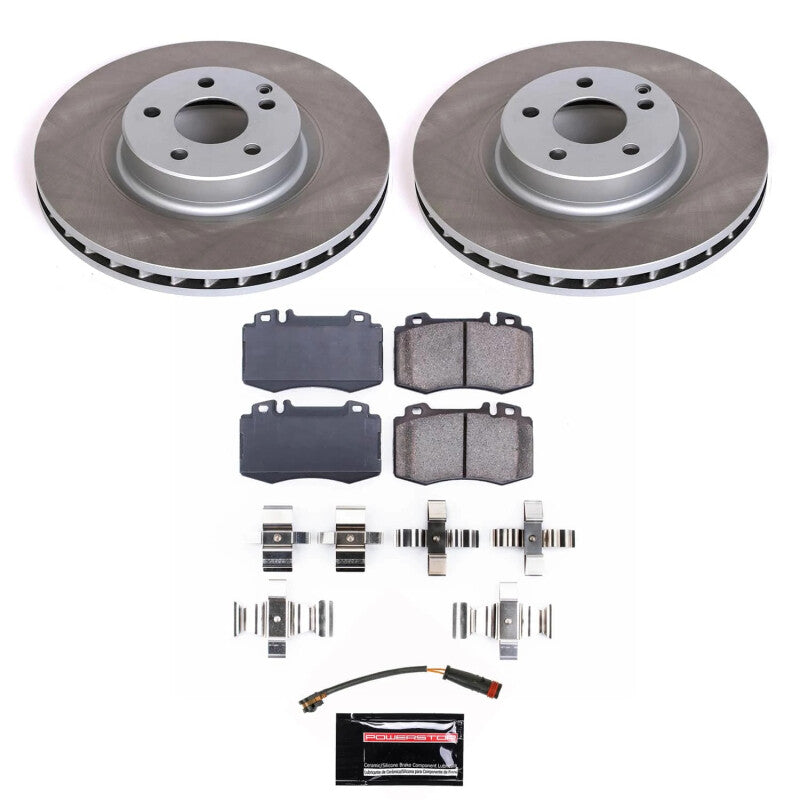 Power Stop 07-11 Mercedes-Benz CLS550 Front Semi-Coated Rotor Kit PowerStop
