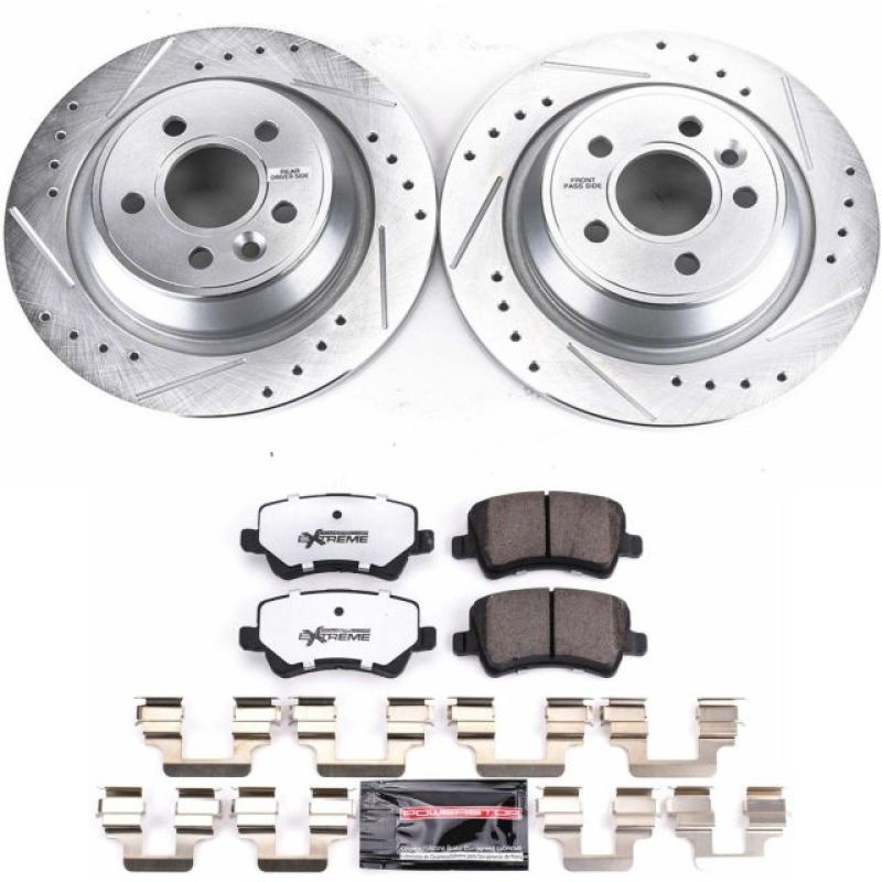 Power Stop 12-15 Land Rover Range Rover Evoque Rear Z36 Truck & Tow Brake Kit PowerStop