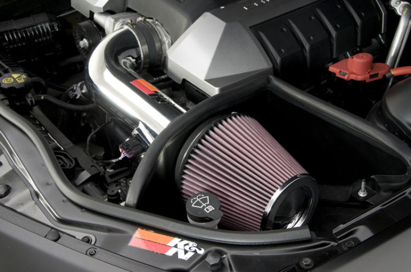 K&N 10 Camaro 6.2L V8 Polished Typhoon Short Ram Intake K&N Engineering