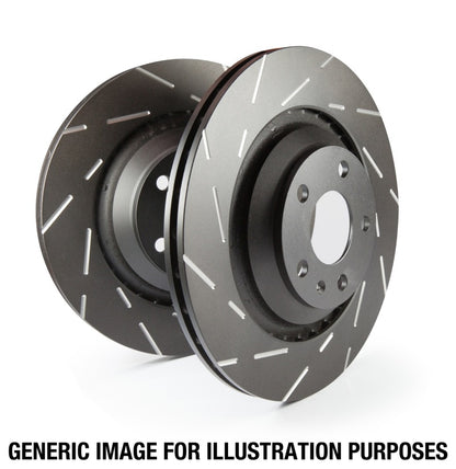 EBC 08-10 Mercedes-Benz GL320 3.0 TD (373mm Front Rotors) USR Slotted Front Rotors EBC