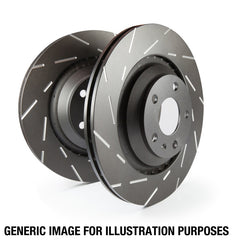 EBC 85-88 Chevrolet Camaro (3rd Gen) 2.8 (Performance Package) USR Slotted Front Rotors