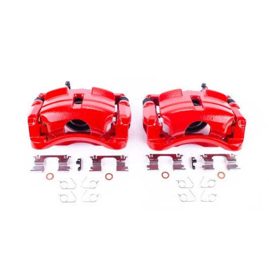 Power Stop 14-18 Nissan Rogue Front Red Calipers w/Brackets - Pair PowerStop