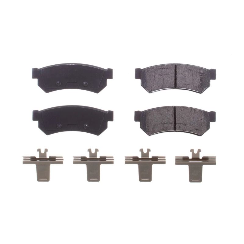 Power Stop 2007 Chevrolet Optra Rear Z17 Evolution Ceramic Brake Pads w/Hardware PowerStop