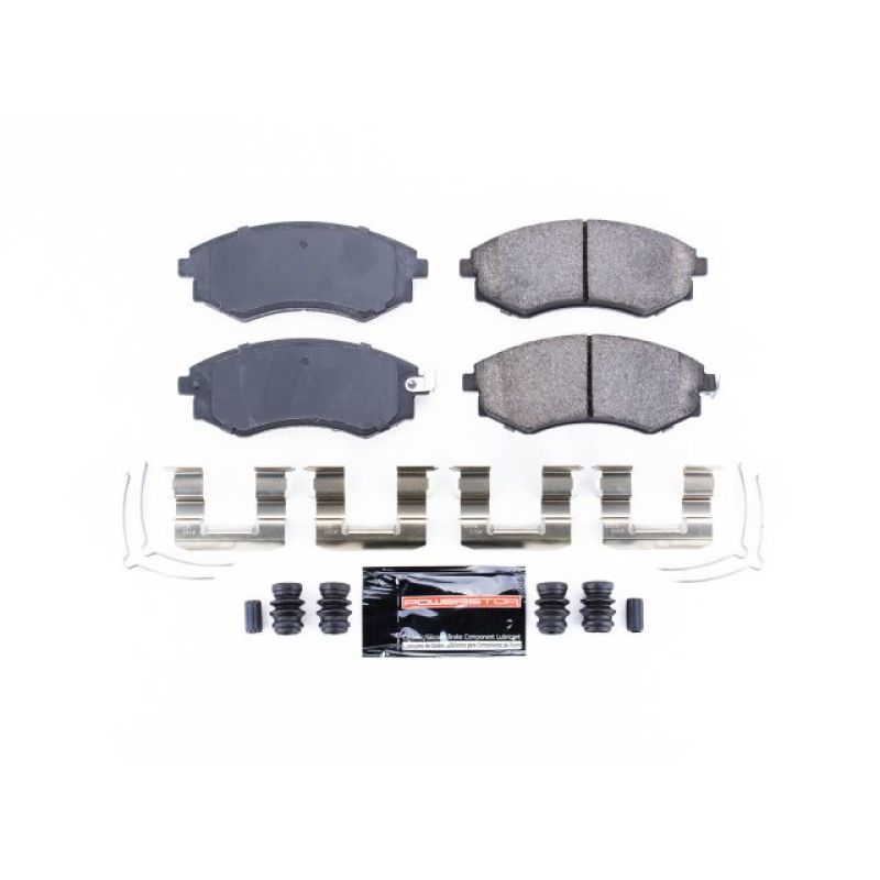 Power Stop 92-01 Hyundai Elantra Front Z23 Evolution Sport Brake Pads w/Hardware PowerStop
