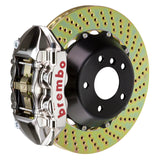 Brembo 01-02 Viper RT-10 Rear GTR BBK 4 Piston Billet 345x28 2pc Rotor Drilled- Nickel