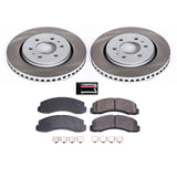 Power Stop 10-21 Lincoln Navigator Front Semi-Coated Rotor Kit