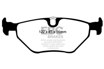 EBC GreenStuff Rear Brake Pads - DP21091 EBC