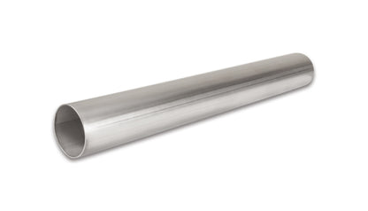 Vibrant 321 SS Straight Tubing 2.5in O.D. 5ft Length 18 Gauge Wall Thickness Vibrant