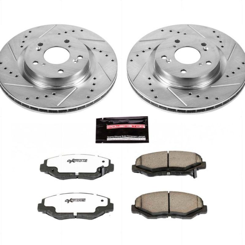 Power Stop 12-16 Honda CR-V Front Z26 Street Warrior Brake Kit PowerStop