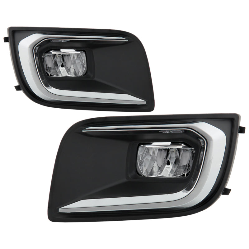 Spyder Toyota Sequoia 2018-2020 OEM Style LED Fog Lights w/OEM Fit Switch - Clear SPYDER