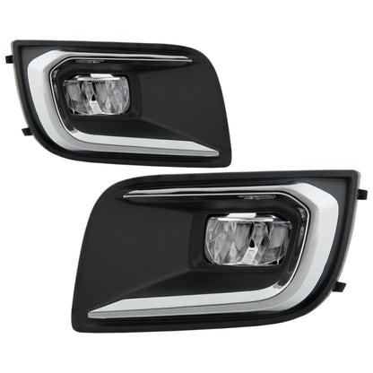Spyder Toyota Sequoia 2018-2020 OEM Style LED Fog Lights w/OEM Fit Switch - Clear SPYDER