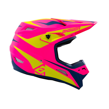 Answer 26 AR1 Mototown Helmet Matte Pink/Hyper Acid/Grey/Black - XL