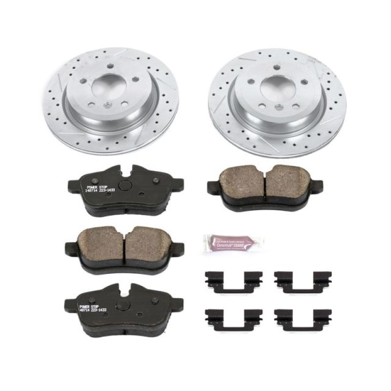 Power Stop 09-10 BMW Z4 Rear Z23 Evolution Sport Brake Kit PowerStop