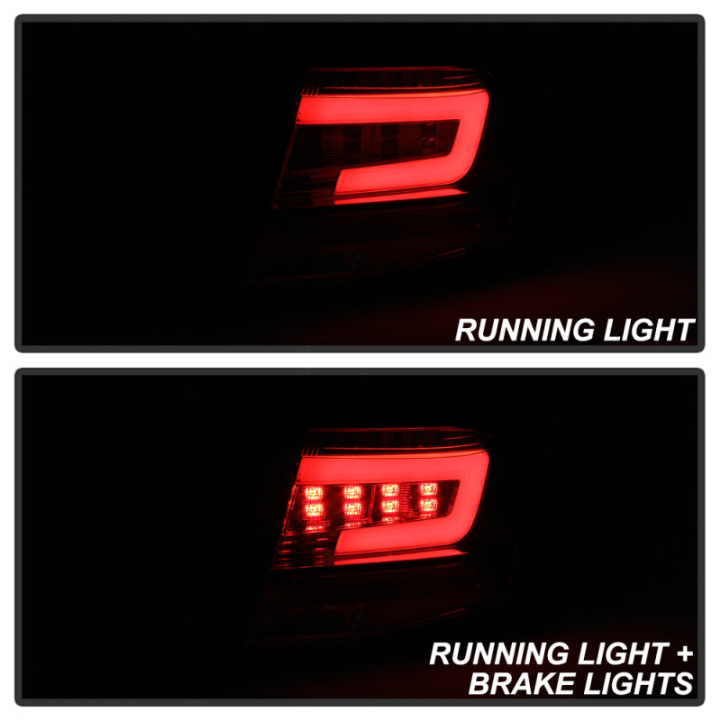 Spyder 08-11 Subaru Impreza WRX 4DR LED Tail Lights - Red Clear ALT-YD-SI084D-LED-RC SPYDER