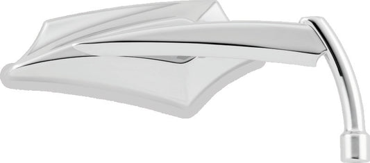 Bikers Choice 65-Up Chrome Angler Mirror Universal Custom Pair - 488741