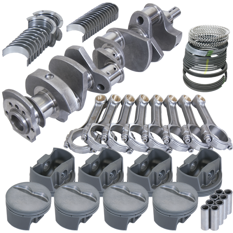 Eagle Chevy 350 3.750in Crank 5.700in I-Beam Rods -5cc Flat Top 4.060in Pistons Rotating Assembly