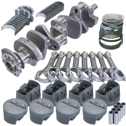 Eagle Chevy 350 3.750in Crank 5.700in I-Beam Rods -5cc Flat Top 4.060in Pistons Rotating Assembly