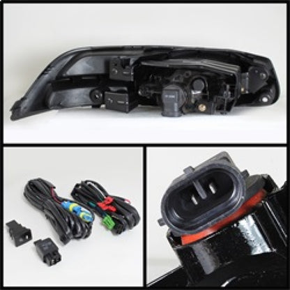 Spyder Honda Civic 2012-2013 2Dr/Coupe OEM Fog Light W/Switch- Clear FL-HC2012-2D-C SPYDER